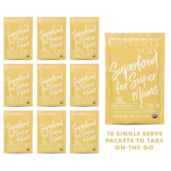 Boobie Brands Boobie Body Superfood Protein Shake for Moms, Pregnancy