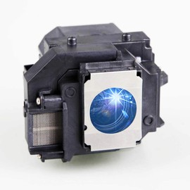 Huaute V13H010L55 / ELPLP55 Projector Lamp with Housing for Epson EB-X7 EB-X72 EB-X8 EB-X8e EB-X9 EB-X92 EH-DM3 EH-TW450 EMP-S7 EMP-S8 EMP-S9 EX31 Projectors