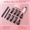Unbranded Poly Gel Nail Kit, Poly Nail Gel Kit with