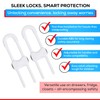 10 PACK Child Proof Cabinet Locks Set, Baby Proofing Adjustable
