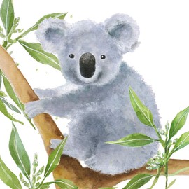 Home Collection Serviettes (Set of 2/40) 3-Ply 33 x 33 cm Koala Bear Tropical Koala Bear