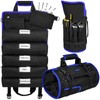 Tool Bag,Large Roll Up Tool Bag Organizer,13 Pockets Tool Roll