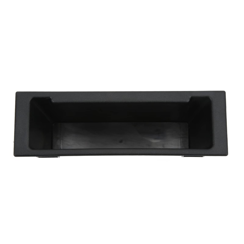 Akozon Car Radio Stereo Storage Box, Single Din Dashboard Organizer