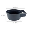 Plasterware Diameter 180 mm Hard PVC Grey Mixing Cup Plaster