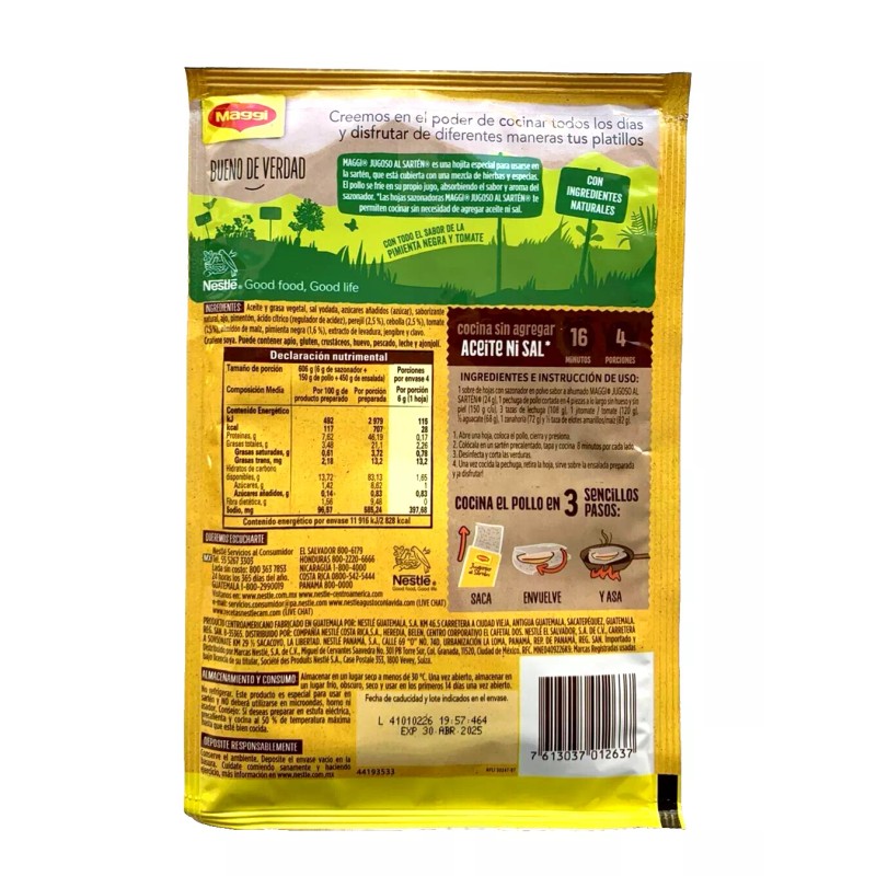 MAGGI 4-Pk Maggi Jugoso al Sarten A La Leña 4