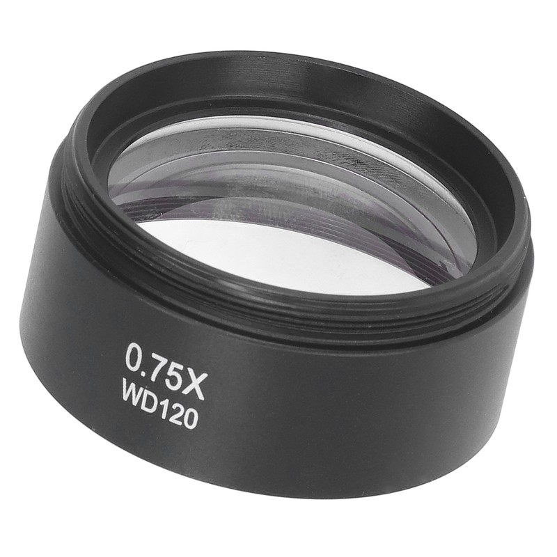 Microscope Lens 0.75X 120mm Barlow Eyepiece M48 Interface Accessory for