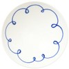 Hakusan Toki ST-10 Flat Tea Wan, White, Approx. 5.9 x