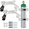 2PCS Propane Tank Bracket Cylinder Wall Mounted Brackets, with 6.6ft
