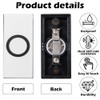 Wired Doorbell Button – Weatherproof Wall-Mounted Push Button with 2