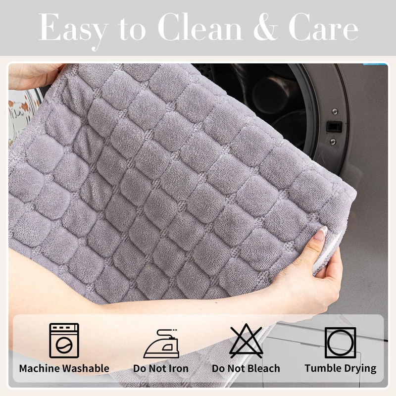 MDSASFD Velvet Couch Cover, Washable Sectional Sofa Cover, Anti Slip