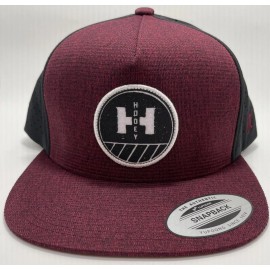 Hooey Hat Plow Maroon Black Snapback Trucker 2127T-MABK
