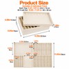 Velvet Jewelry Drawer Organizer Trays, 4-Layer, Beige