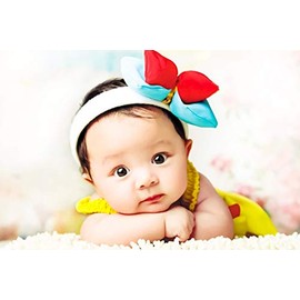 MANIAL Cute Baby Girl Poster - Smiling Baby Poster - Poster for Pregnant Women - HD Baby Wall Poster for Room Decor (300GSM Thick Paper, 12x18-Inch, Multicolour)