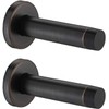 2 Pack Oil Rubbed Bronze Wall Mounted Door Stopper, 304