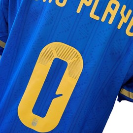 Maglia Replicadella Nazionale Italiana di Calcio, Personalizzabile con Nome e Numero, 100% Poliestere, Made in Italy, Taglie Bambino, Ragazzo e Adulto (da 4 Anni alla XXL)