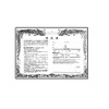 Bike Parts Center 9304 Warranty Card, 2 Copy (50 Sheets)