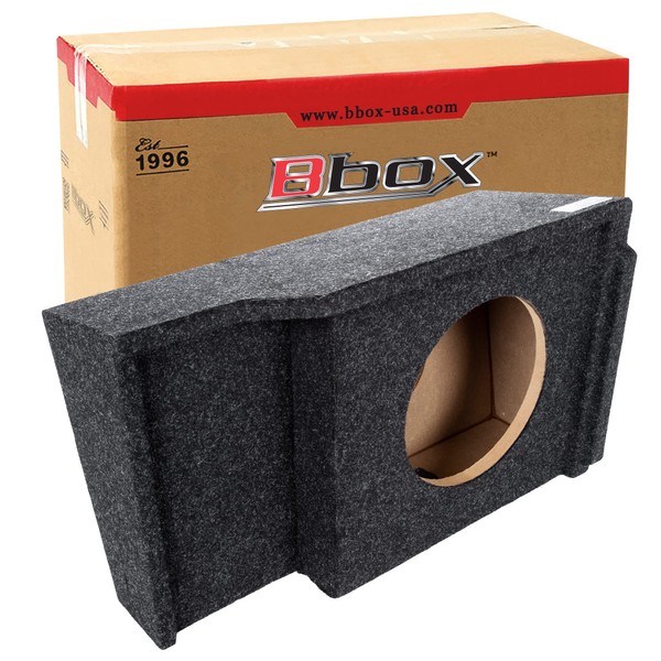 Bbox Single Sealed 10 Inch Subwoofer Enclosure - Accu-Tuned Sealed Subwoofer Boxes - Subwoofer Box Improves Audio Quality, Sound & Bass - Fits 1999-2007 Chevrolet/GMC Silverado/Sierra Extended Cab