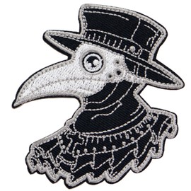 Pesto Doctor Patch, Embroidered Patch in Mask, Iron On, Instructions Included, Face 2