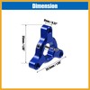 Partuto 14mm Blue Aluminum Alloy Racing Motorcycle Rider CNC Fork