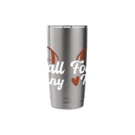 Football Nanny Grandma Nanny Of A Football Player Nanny Stainless Steel Insulated Tumbler