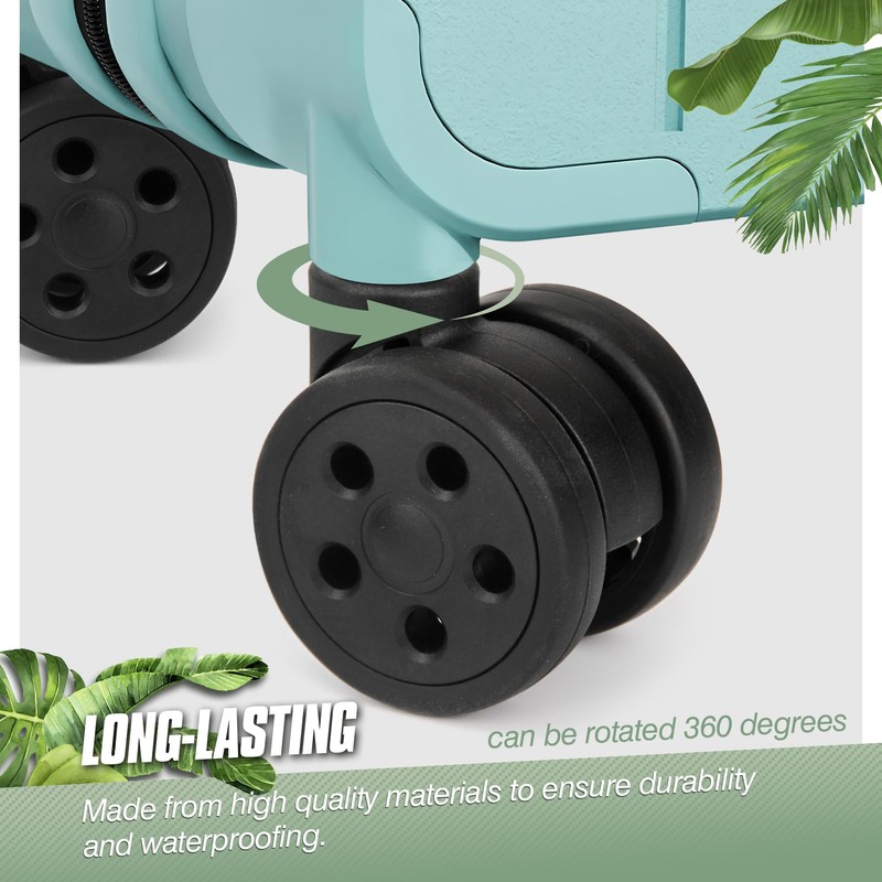 Vivikivi Pack of 2 Suitcase Wheels Replacement Wheels 50 mm