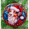 Generic Collie Dog Breed Santa Ornament