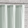 Peri Home 100% Cotton Sage Fabric Shower Curtain for Bathroom,
