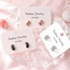 Chunk Hoop Earrings for Women Rhinestone Half Hoop Earrings Cystal