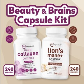 Micro Ingredients Beauty & Brains Capsule Kit