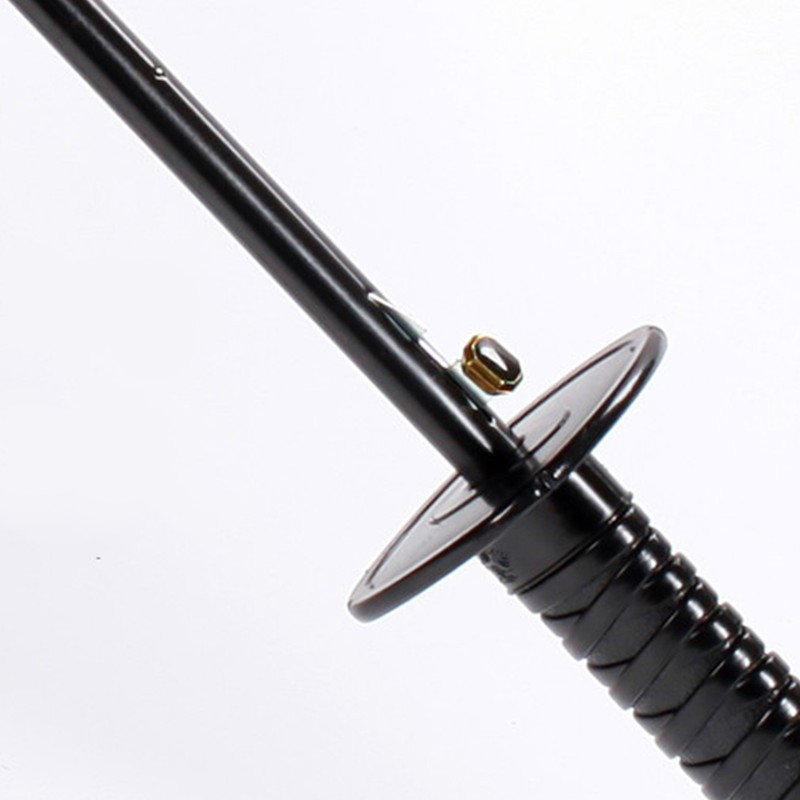 Sword Umbrella 16 Ribs Black Unique Rainproof Straight Long Stick