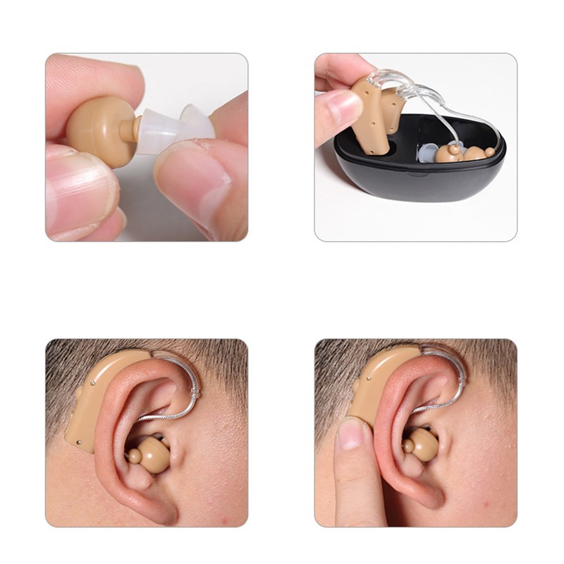 Sound Aid Rechargeable Hearing Device Sound Amplifier Headphone for Movie