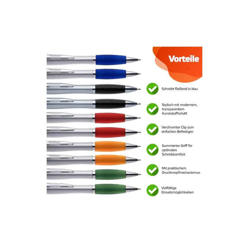Ballpoint Pen Set David (Pack of 10 Refill Blue Available
