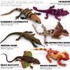 Realistic Squishy Lizard Toys - Fake Stretchy Rubber Reptiles for