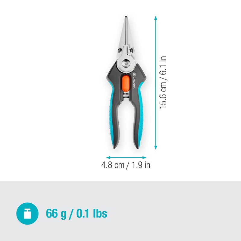 Gardena GripCut 12213-20 Harvesting Shears Made of Stainless Steel with
