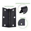 Door Hinge 3 1/2 Inch Interior Door Hinges Satin Nickel