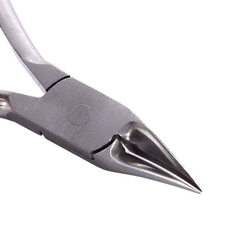Alicate de Cutícula de Acero Inoxidable, Cortaúñas Profesional para Dedos