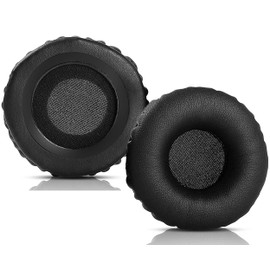 HTINDUSTRY Replacement Earpads Cushion Compatible with Jabra Evolve 20/30/40/65 Headsets Premium Ear pads with Softer Protein Leather/Memory Foam