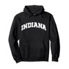 Indiana Hoodie, College University Text Style Design Pullover Hoodie