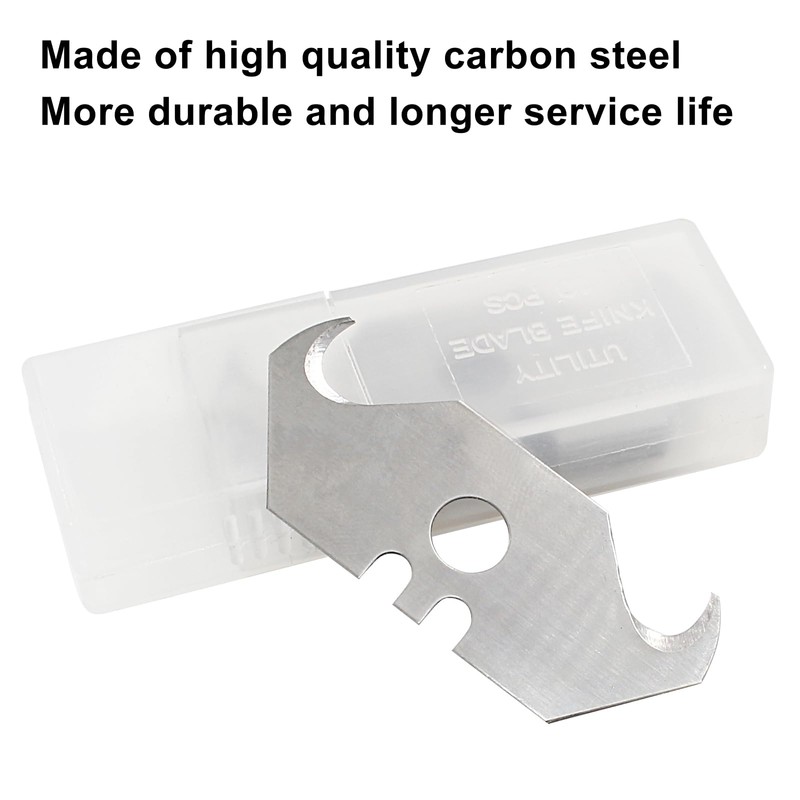 Coufce 30 pcs Hook Blade Utility Knife Blades Super Sharp