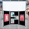 Sherr 3 Panel Trade Show Presentation Board, 72 x 35.3