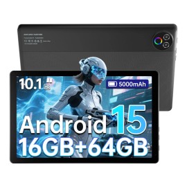 Jeazans Tablet 10.1 inch 20GB ROM 64GB RAM WIFI Android 15 Face ID Unlock Bluetooth