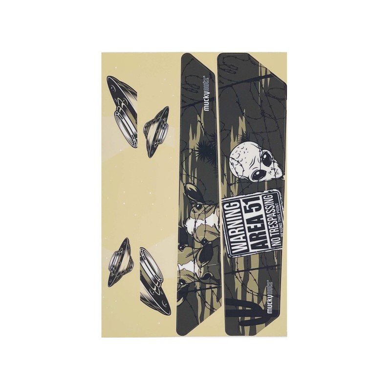 Mucky Nutz Skinz, Stay Protection, Area 51, Black, Matt