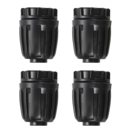 sourcing map Pack of 4 1/2 Inch Drip Irrigation Fittings Hose Tap Adapter Garden Tap Connector for 1/2 Inch Hoses (16 mm Outer Diameter) Home Garden