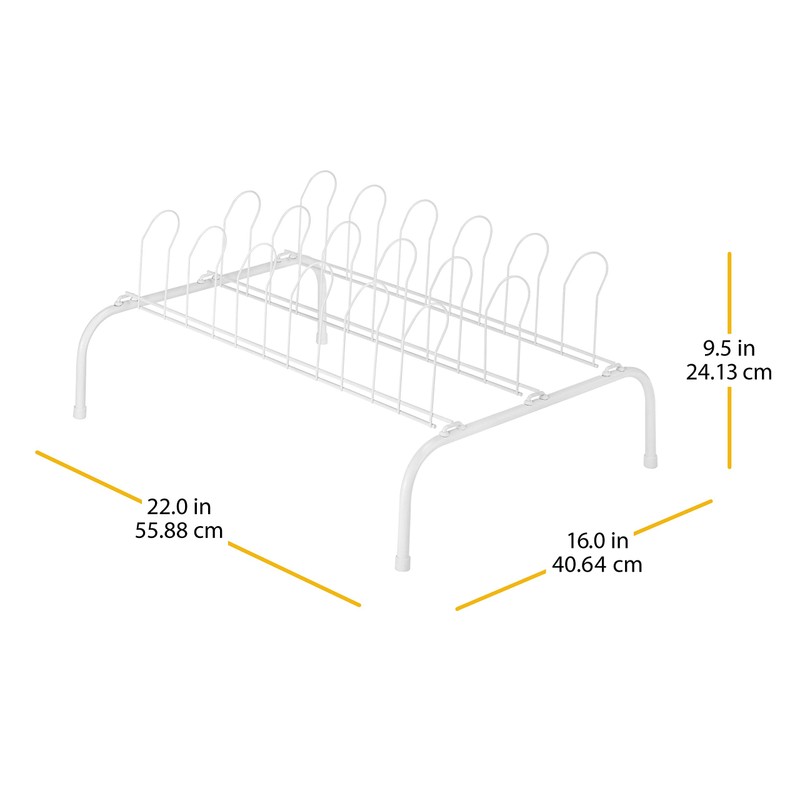 Whitmor Floor Shoe Rack-9 Pair