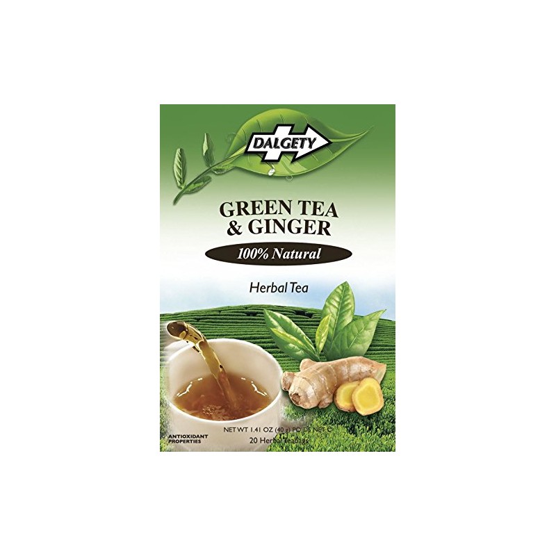 Dalgety Green Tea & Ginger Herbal Tea (20 Tea Bags)
