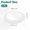 uxcell Escutcheon Plate, 2Pcs 90mm - Fit 3.5" Outer Diameter