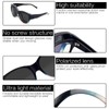 Face Shadow Polarised Over Sunglasses Over Normal Glasses Women's UV400