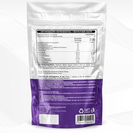 Wellthy Biotina 300μg y Magnesio Marino Francés 377mg de Alta Biodisponibilidad. Dosis diarias garantizadas de Biotina y Magnesio en solo 1 Cápsula al día, 60 porciones por envase, Vcaps Cápsulas veganas