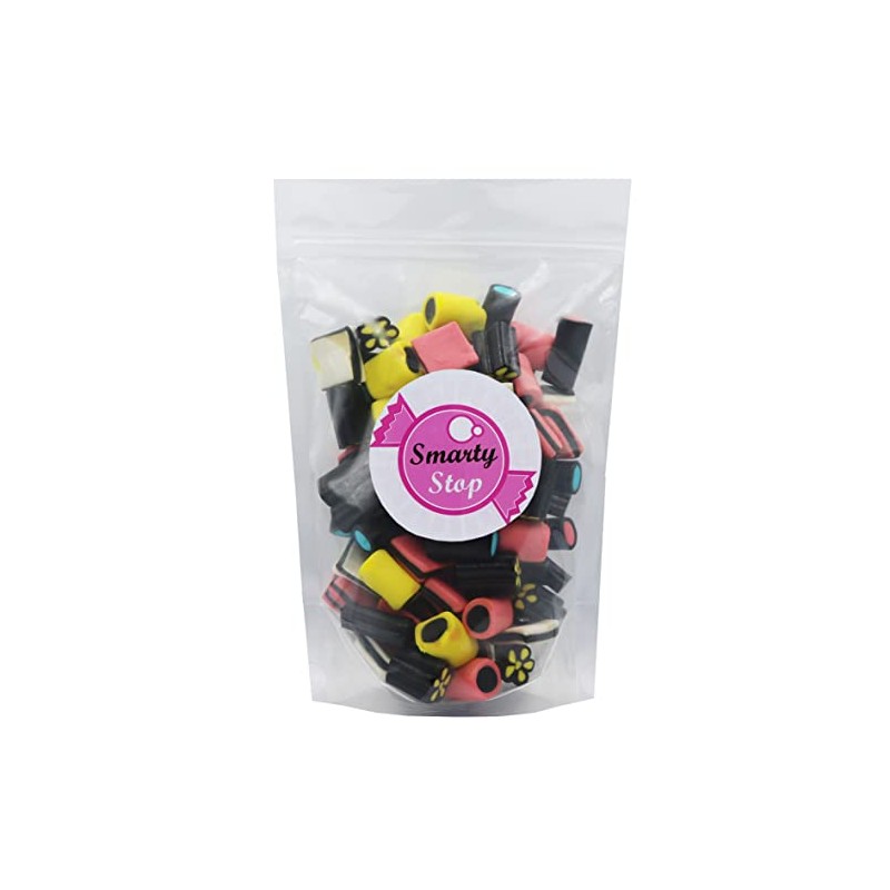 Smarty Stop Licorice Bite Gummy Candy (Allsort, 1 Pound (Pack
