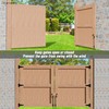 12" Heavy Duty Cane Bolt Gate Drop Rod Extra Thick